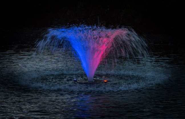 Lake Fountain Aerator with lights