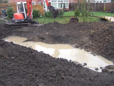 Peter Whitehead - Large pond construction and lining