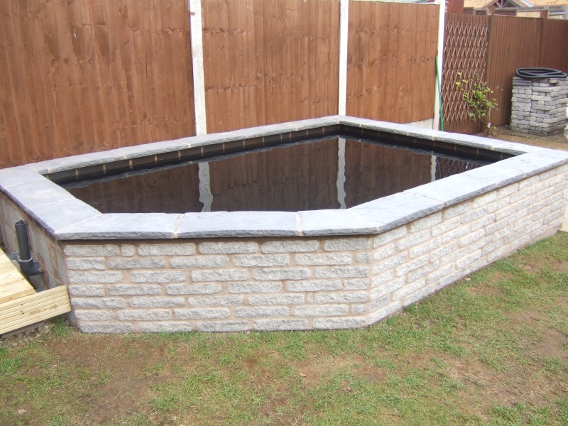 Mr Sharpe's New Build Raised Koi Pond