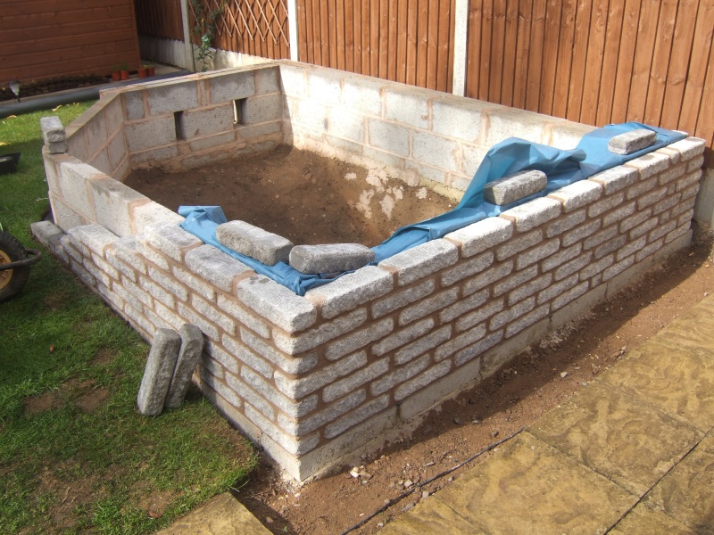 Mr Sharpe's New Build Raised Koi Pond